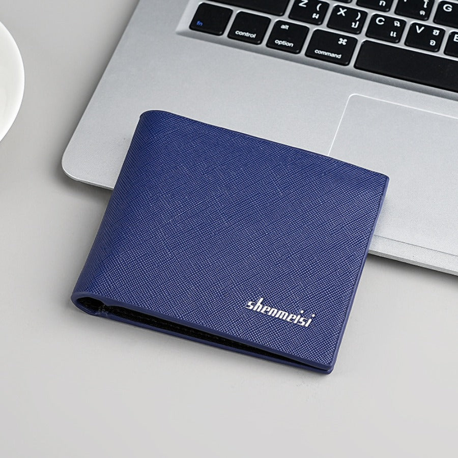 1pc Men'S Vintage Retro Soft Faux Leather Short Wallet - Slim Compact Wallet with Multiple Card Slots Hidden Currency Pocket, Durable Portable Cash Holder for Daily Commuting, Travel - Suitable for All Occasions