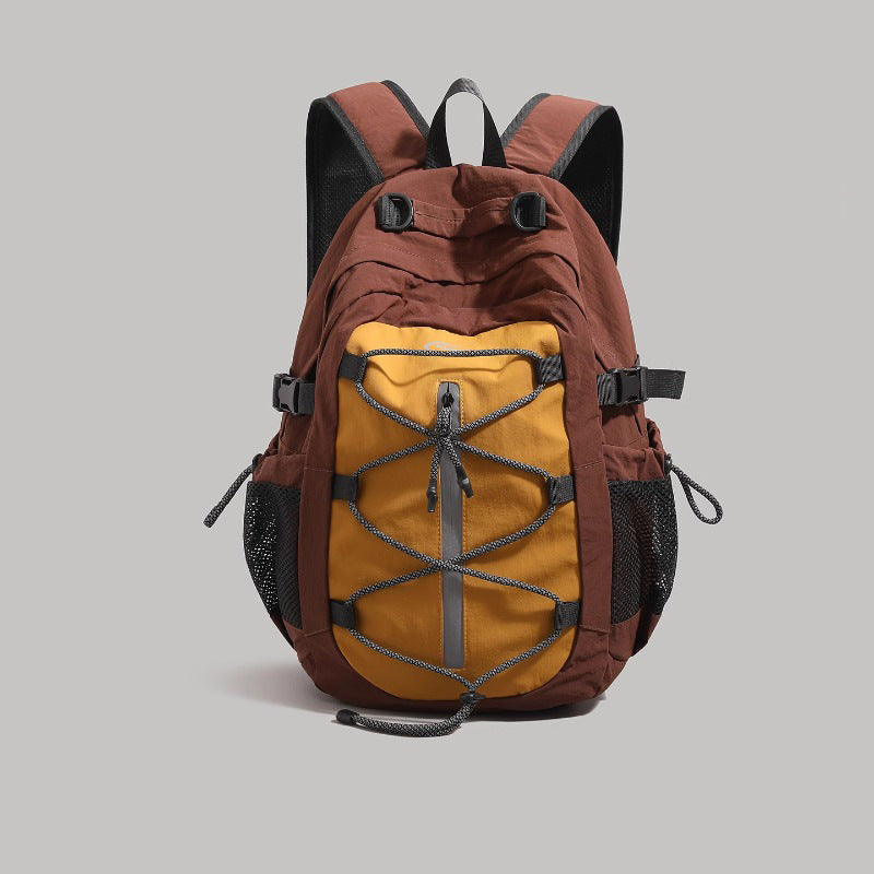 Traveling, Mountain Climbing, Leisure Dual-Shoulder Bag, New Style, Large Capacity, Hiking, Sports, Mountain Climbing Bag, Short-Distance Travel Backpack, Men'S Bag