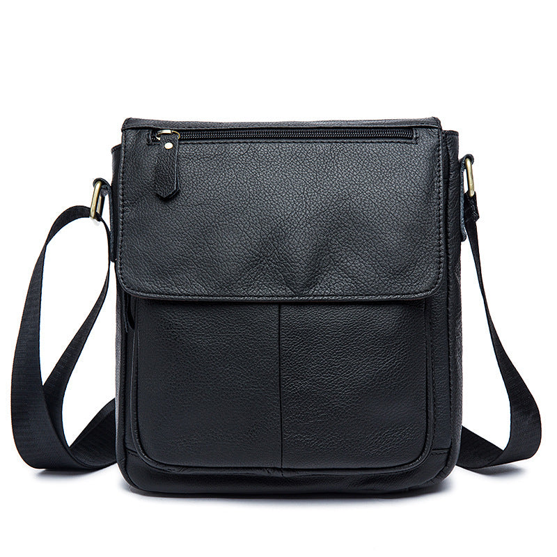 Genuine Men's Bag Single Shoulder Bag Casual Men's Crossbody Bag Business Single Shoulder Bag Men