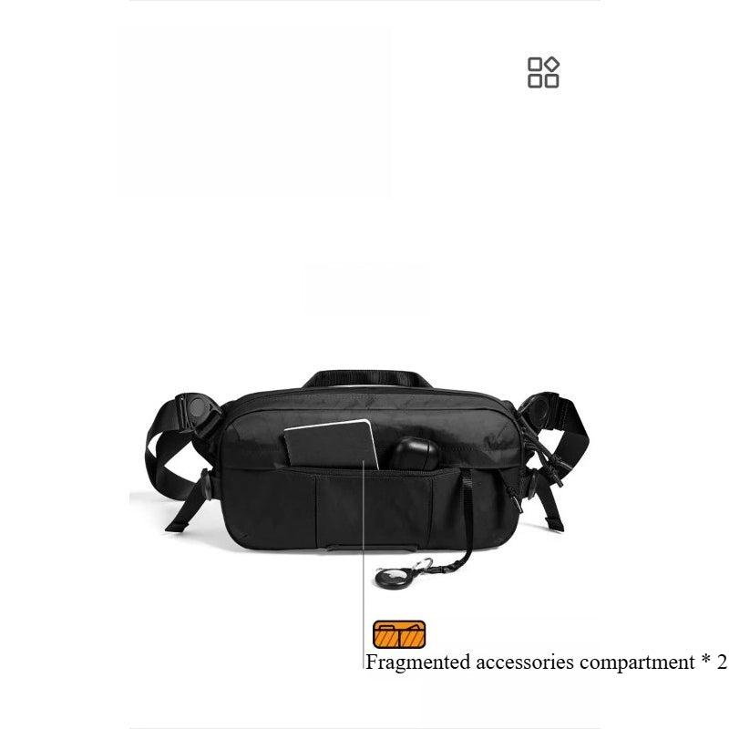 X-Pac Outdoor Lingge Men'S Shoulder Bag - Spacious And Versatile Crossbody Bag for Outdoor Use, Featuring Adjustable Straps And Various Compartments, Ideal for Everyday Travel And Outdoor Activities