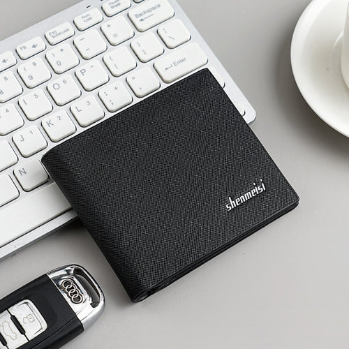 1pc Men'S Vintage Retro Soft Faux Leather Short Wallet - Slim Compact Wallet with Multiple Card Slots Hidden Currency Pocket, Durable Portable Cash Holder for Daily Commuting, Travel - Suitable for All Occasions