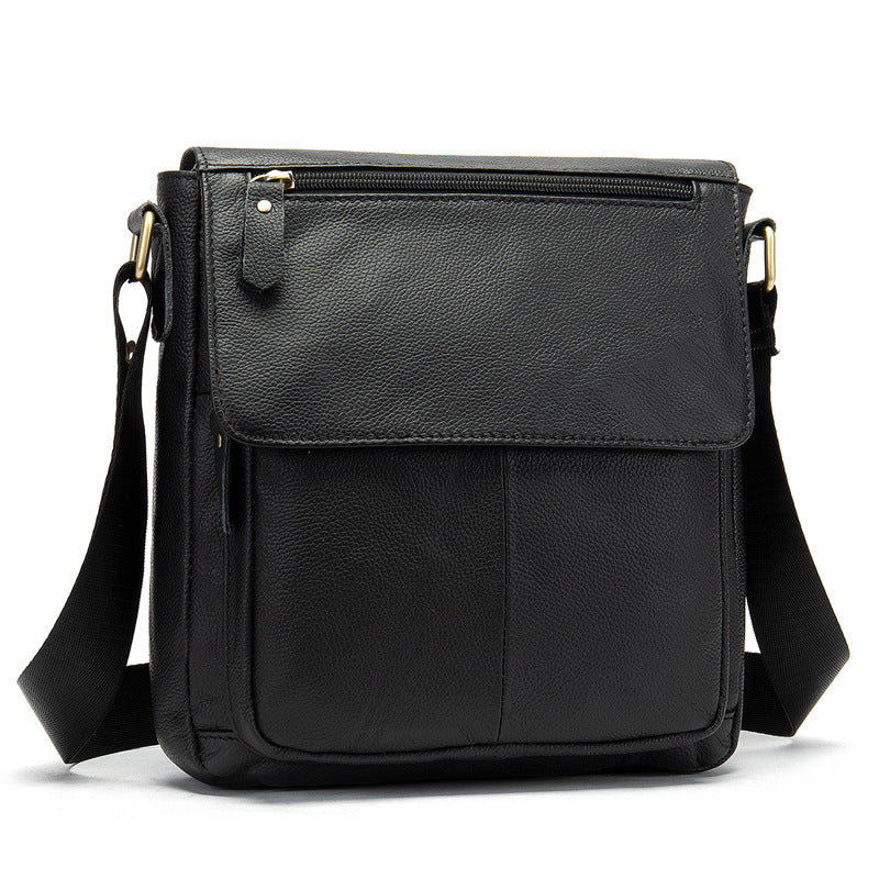 Genuine Men's Bag Single Shoulder Bag Casual Men's Crossbody Bag Business Single Shoulder Bag Men