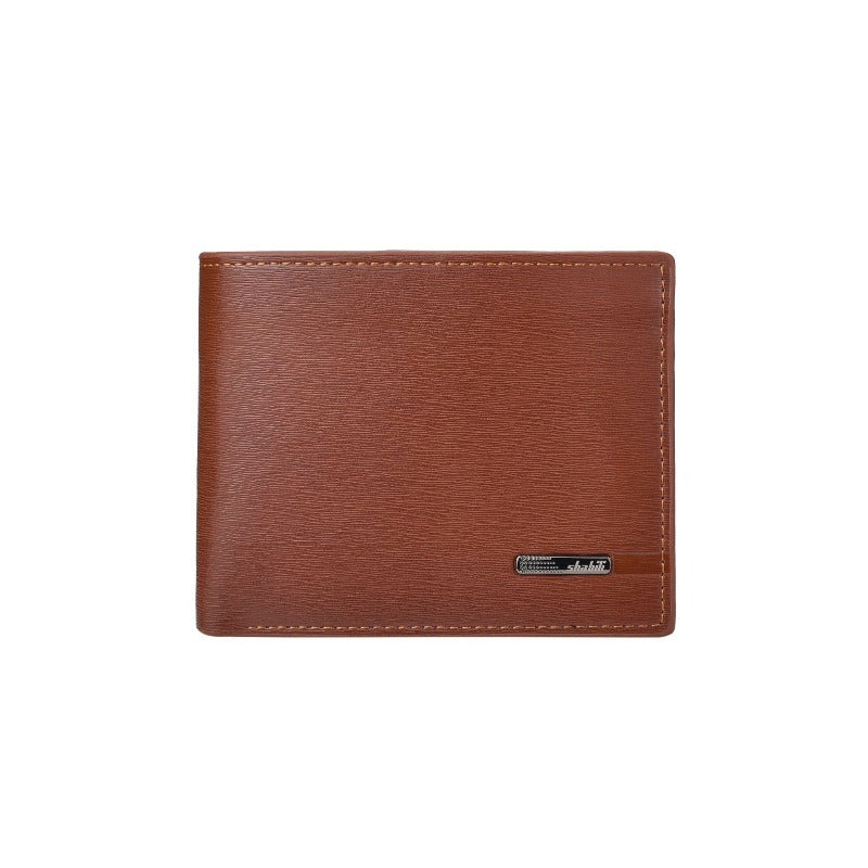 A Slim, Compact Wallet for Men, Featuring a Horizontal Design Inspired by Korean Style, Perfect for Students And Young Adults, with a Trendy And Minimalist Soft End