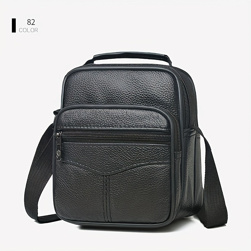 Men's Crossbody Backpack, Shoulder Bag, Retro Handbag, Business Bag, Casual Men's Bag, Briefcase, Holiday Gift, Large Capacity, Multi-compartment, Crossbody Bag Handbag with Adjustable Shoulder Strap