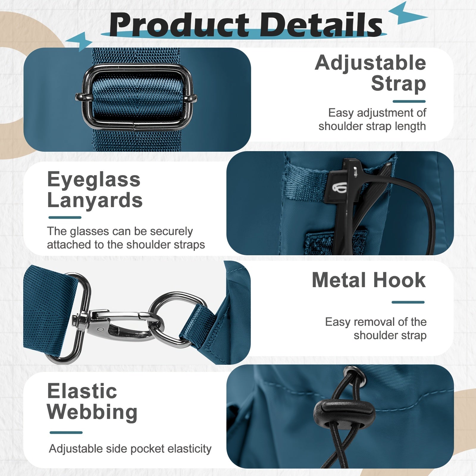 Fashionable Casual Outdoor Men'S Chest Bag, Durable Crossbody Backpack, Practical Women'S Crossbody Bag, Lightweight Sports Small Backpack, Chest-To-Shoulder Bag with Adjustable Straps, Convenient Storage Daily Commuter Bag, Sports Bag Suitable