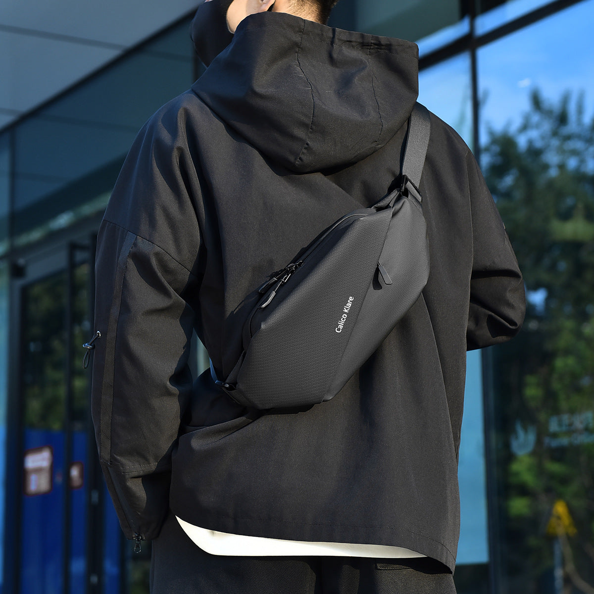Men's Crossbody Bag Lightweight Large Capacity Chest Bag Small Backpack Sports Casual High Quality Shoulder Bag Trendy Brand Phone Waist Bag
