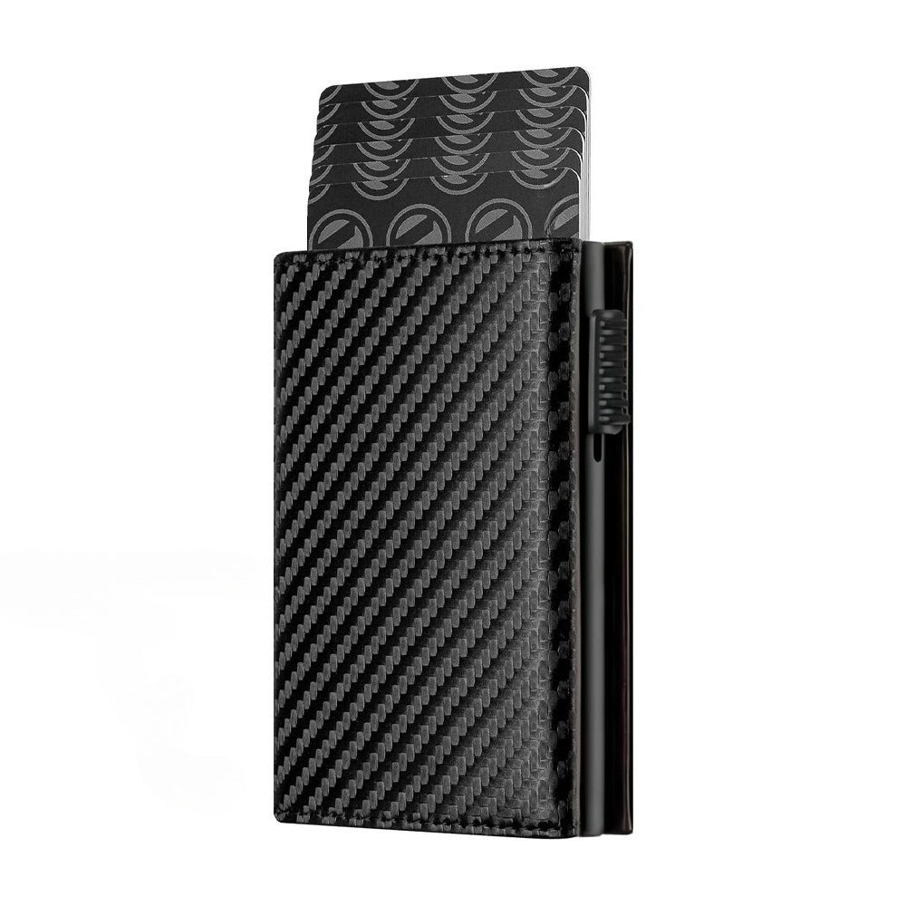 Vintage Magnetic Lock Wallet with Pop-Up Card Holder & Coin Suitable for Cash, Credit Cards, Holders, PU, Zipper Pouches, Card - Birthday\u002FValentine's Gift for Him