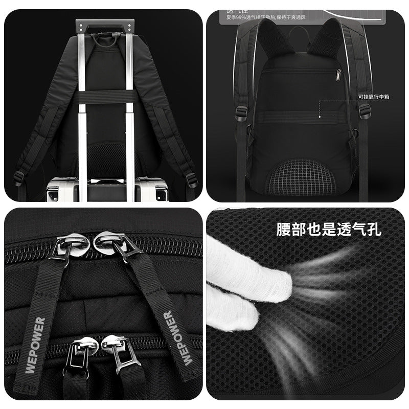 WEPOWER New Men'S Lightweight Laptop Backpack - Stylish, And Ideal for Business Use