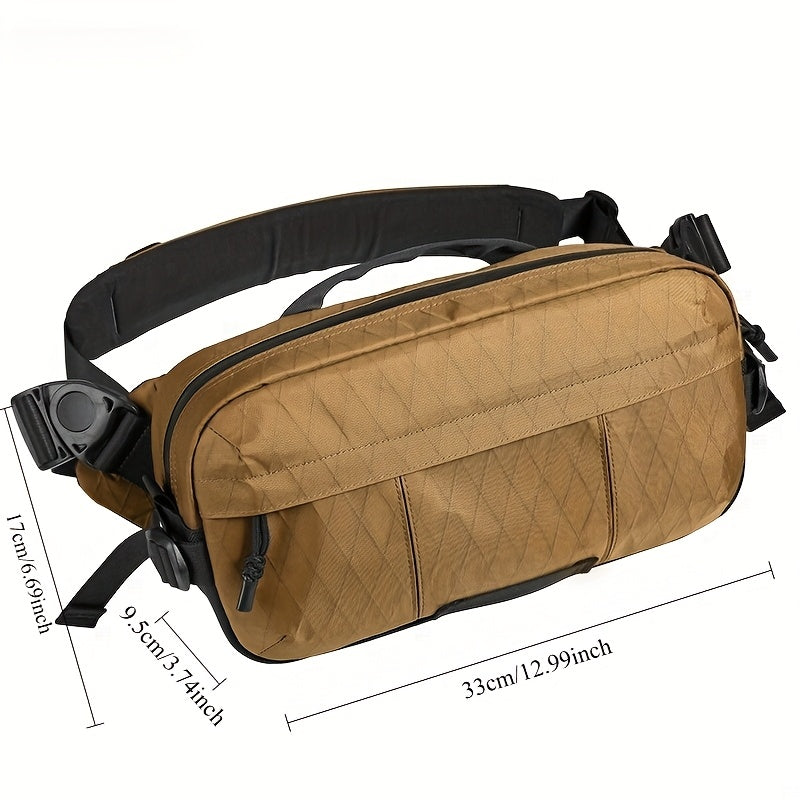 X-Pac Outdoor Lingge Men'S Shoulder Bag - Spacious And Versatile Crossbody Bag for Outdoor Use, Featuring Adjustable Straps And Various Compartments, Ideal for Everyday Travel And Outdoor Activities