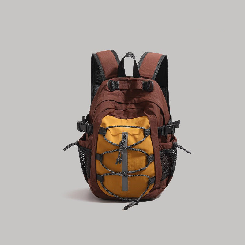 Traveling, Mountain Climbing, Leisure Dual-Shoulder Bag, New Style, Large Capacity, Hiking, Sports, Mountain Climbing Bag, Short-Distance Travel Backpack, Men'S Bag